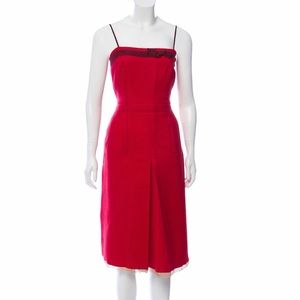PRADA Wool Sleeveless Midi Dress Size US6 IT42